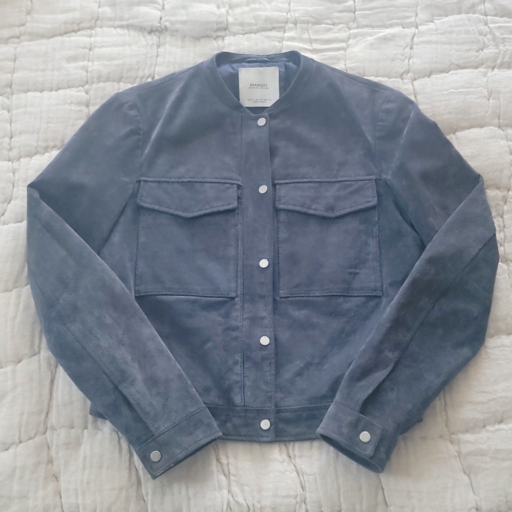 Mango Genuine Suede Jacket